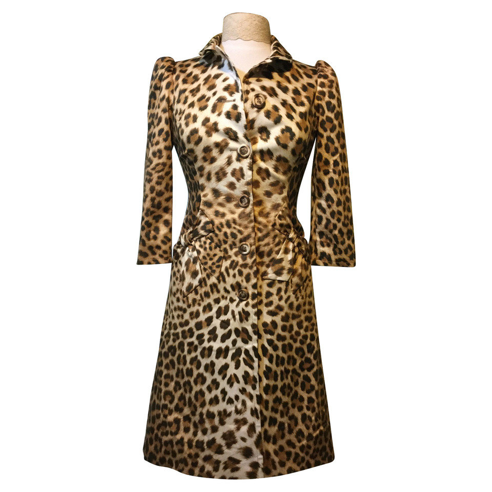 Blumarine Cappotto con il modello leopardo