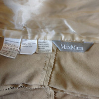 Max Mara Wild leather jacket in beige