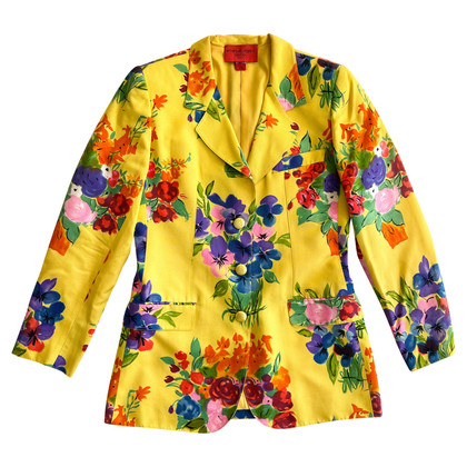 Emanuel Ungaro Blazer en Soie en Jaune