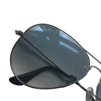 Ray Ban Sonnenbrille Silber mit hellblauem Verlauf
