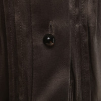 Carolina Herrera Zijden blouse in bruin