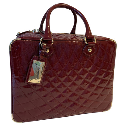 Bally Travel bag Patent leather in Red