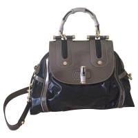 Gucci Bamboo Bag Patent leather in Black