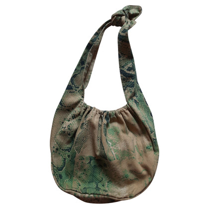 Roberto Cavalli Shoulder bag Cotton in Green