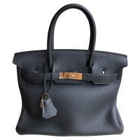 Hermès Birkin Bag 30 Leer in Zwart