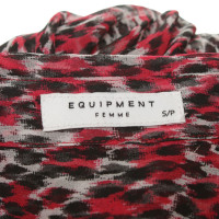 Equipment Silk blouse with print