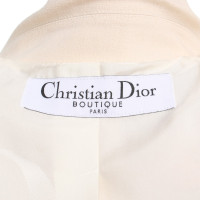 Christian Dior skirt suit in cream white