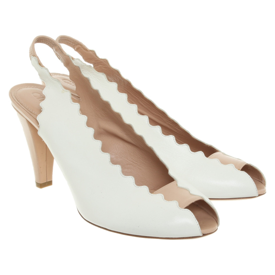Chloé Pumps/Peeptoes Leather in White