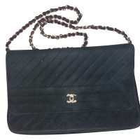 Chanel Flap Bag in Pelle scamosciata in Nero