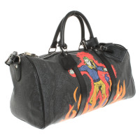 Etro Reisetasche aus Canvas in Schwarz