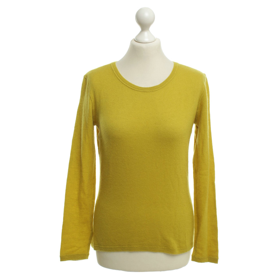 Loro Piana overs en cachemire en jaune