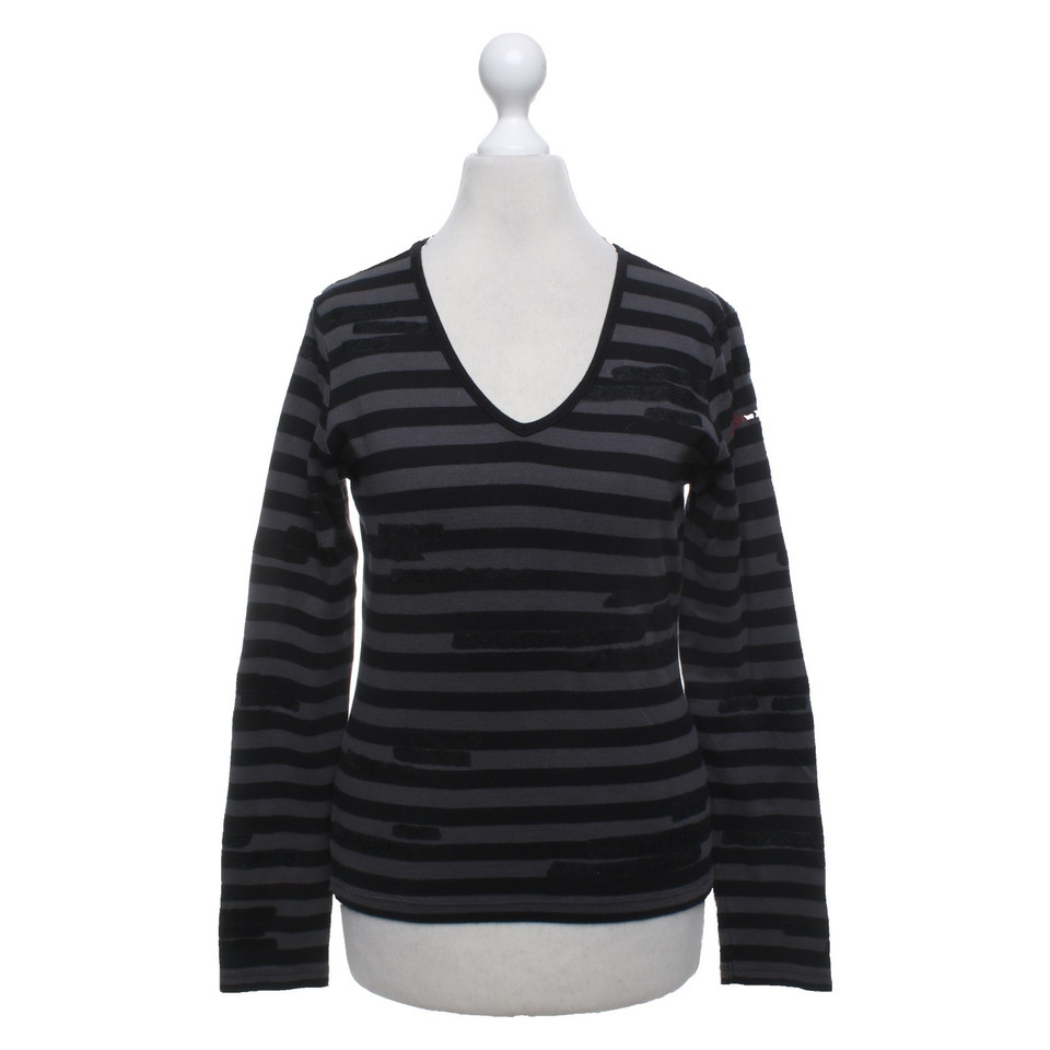 Jean Paul Gaultier Longsleeve mit Streifenmuster