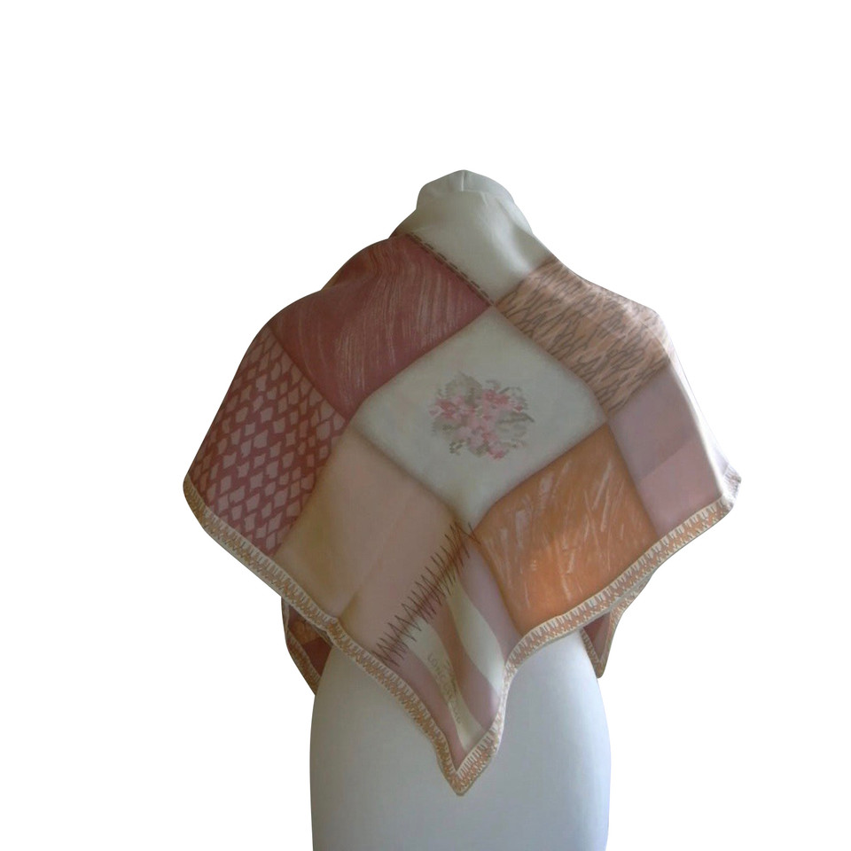 Longchamp Seta foulard con motivo