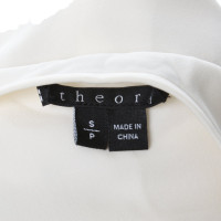 Theory Zijden blouse in crème