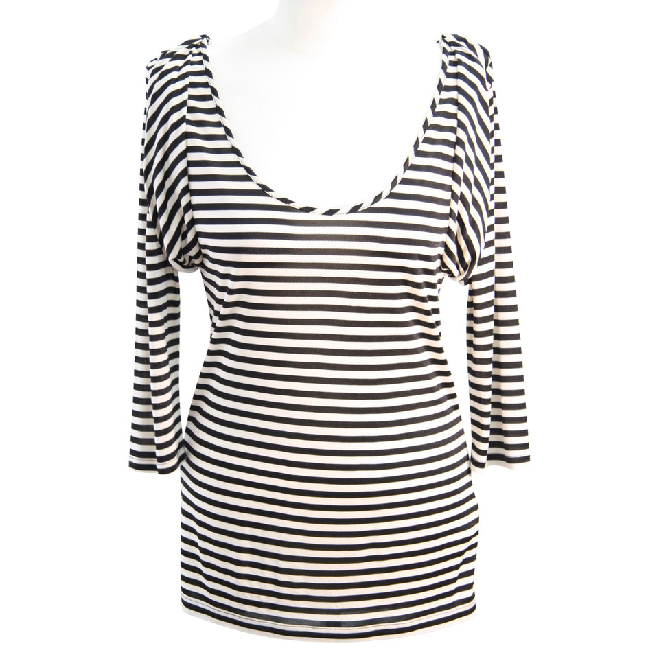 Reiss top with striped pattern