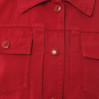 Armani Jeans Denim jasje in het rood