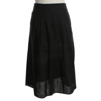 Max Mara Linen skirt in black