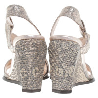 Marc Jacobs Wedges in reptile look