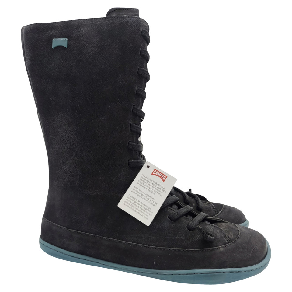 Camper Boots Leather in Black