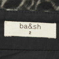 Bash Minirokken in zwart / Cream