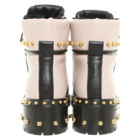 Balmain Boots Leather in Nude