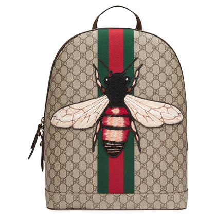 Gucci Backpack Canvas in Beige
