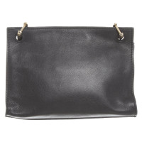 Massimo Dutti Shoulder bag Leather in Blue