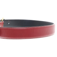 Aigner Belt in dark red
