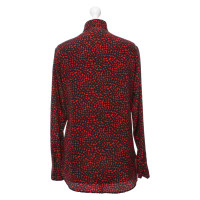 Saint Laurent Silk blouse with pattern