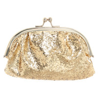 French Connection Clutch Bag in Gold