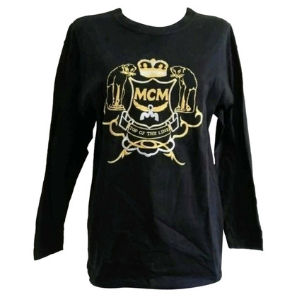 Mcm Top Cotton in Black