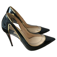 Christian Louboutin Pumps/Peeptoes aus Lackleder in Schwarz