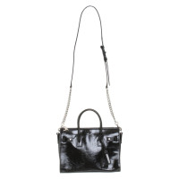 Saint Laurent Sac De Jour aus Leder in Schwarz