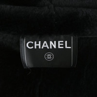 Chanel Giacca/Cappotto in Pelle in Nero