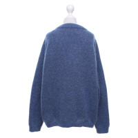 Acne Dramatic mohair sweater in blue