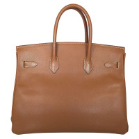 Hermès Birkin Bag 35 in Pelle in Marrone