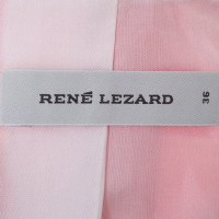 René Lezard abito di lino in rosso