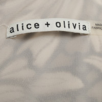 Alice + Olivia top in black and white