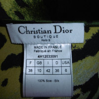 Christian Dior Gonna di seta con motivo