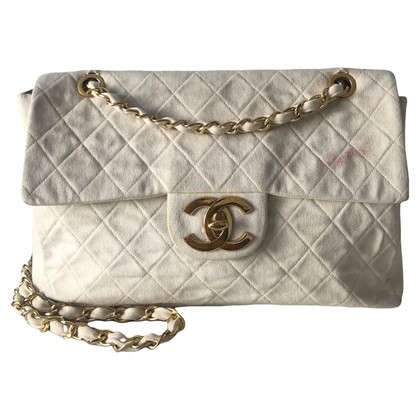 Chanel Timeless Classic Canvas in Cream
