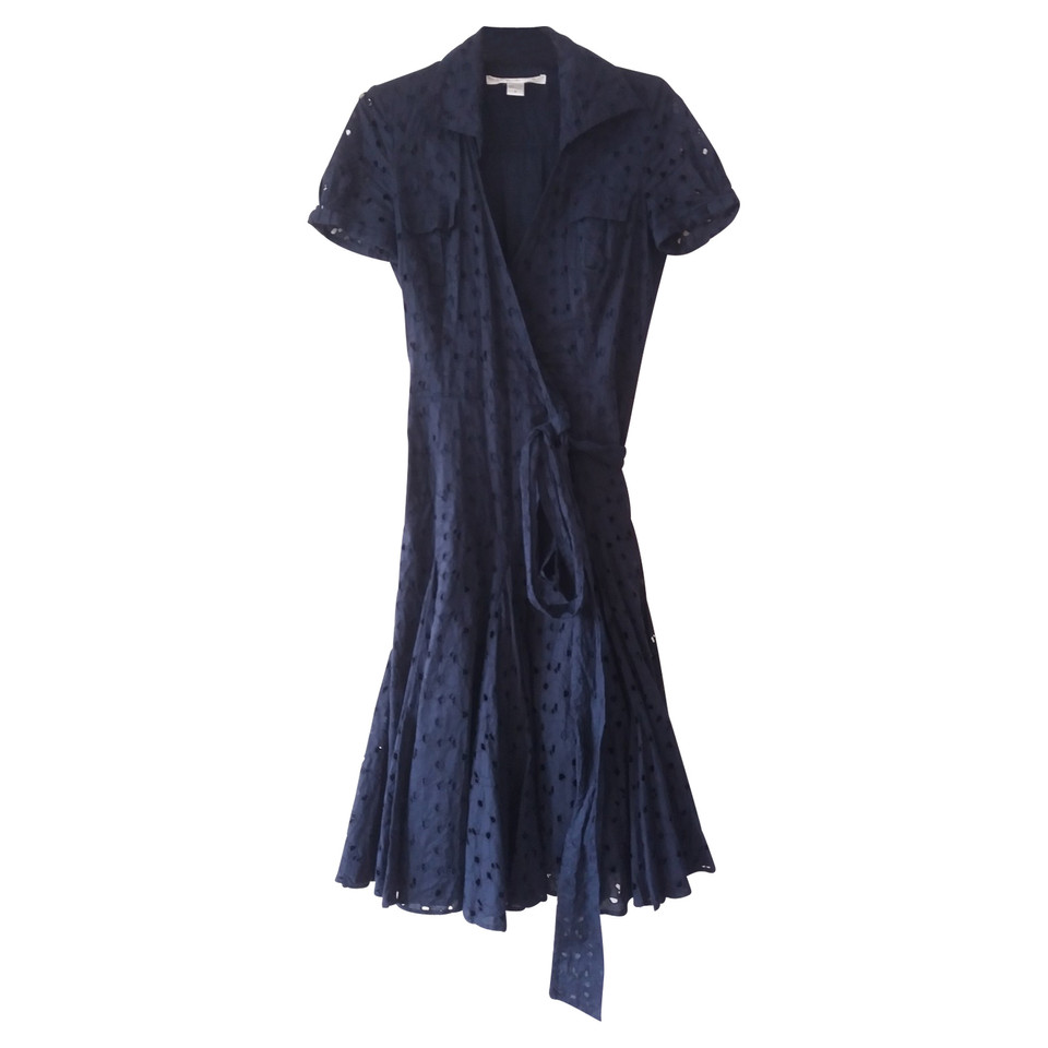 Diane Von Furstenberg Avvolgere il vestito in blu