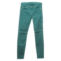 7 For All Mankind Jeans Katoen in Groen