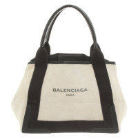 Balenciaga Handtasche aus Canvas in Beige