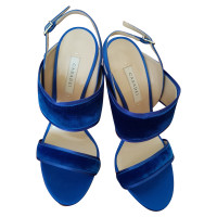Casadei Sandalen aus Canvas in Blau