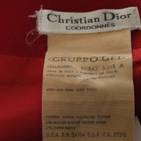Christian Dior Costume en rouge