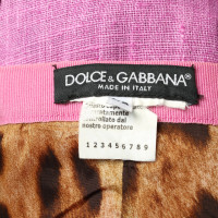Dolce & Gabbana Costume en Lin en Rose/pink