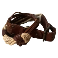 Dolce & Gabbana ceinture corde et cuir DOLCE E GABBANA