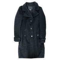 Armani Jeans Jacke/Mantel aus Wolle in Schwarz