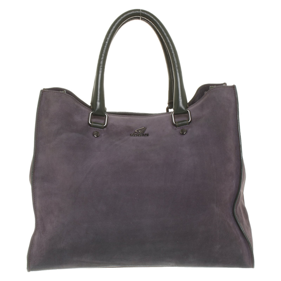 Hogan Sac à main en Daim en Violet