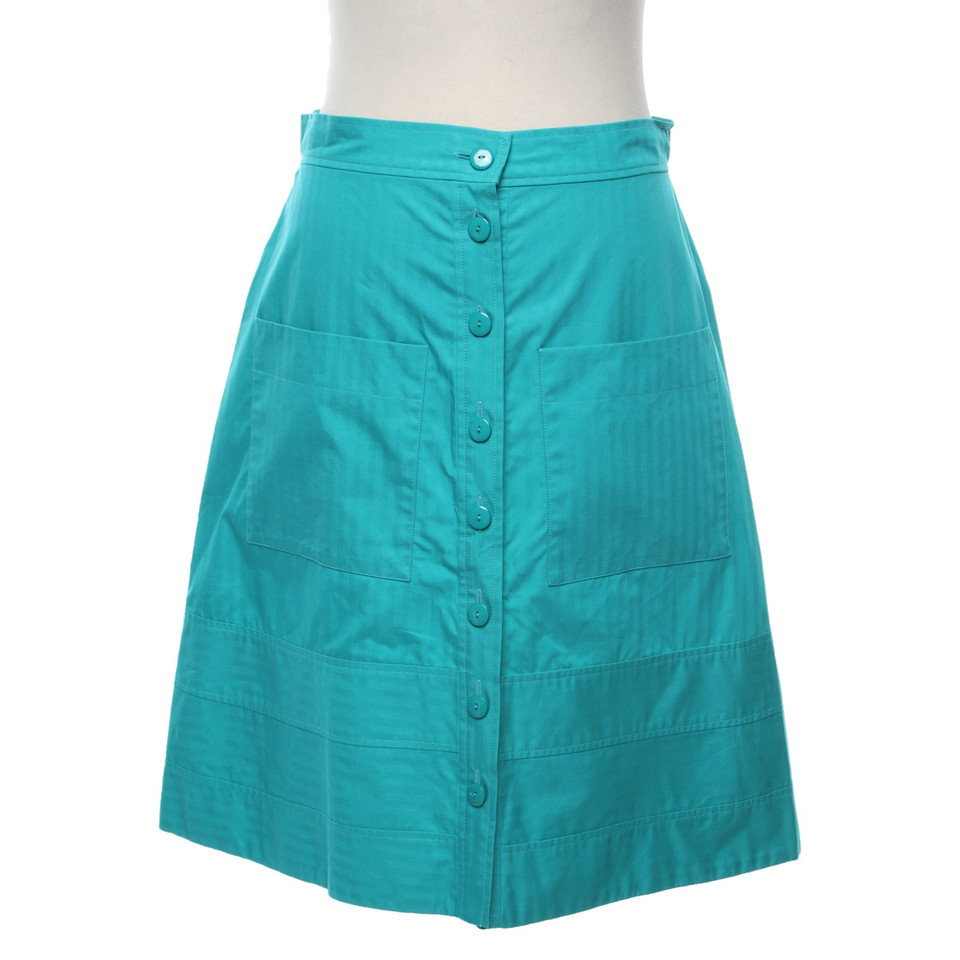 Cacharel Jupe en Coton en Turquoise